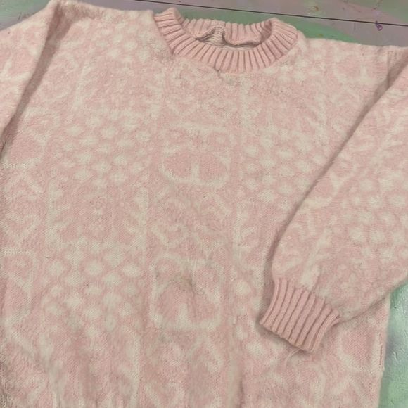 Vintage Wool Barbiecore Pink Sweater - Picture 4 of 5